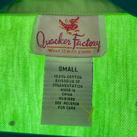 Quaker Factory bedazzled Jean jacket - Picture 6 of 7